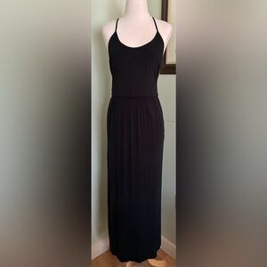 Banana Republic Cut Out Racerback Maxi Dress sundress beach Size XS S